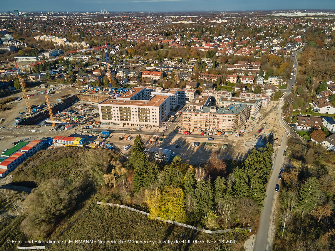 13.11.2020 - Piederstorfer Gelände und Alexisqaurtier am Karl-Marx-Ring in Neuperlach